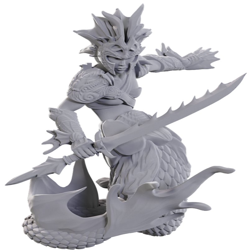 D&D Unpainted Minis: Merfolk Scout (90763)