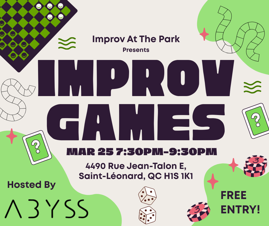 Improv Games - A Free Improv Comedy Jam! March 25th 2026