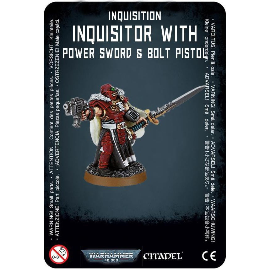 Inquisitor with Power Sword and Bolt Pistol ( 7044-W ) - Used