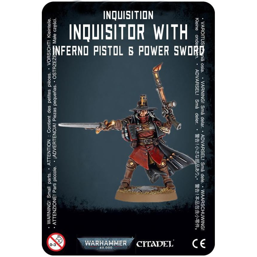 Inquisitor with Inferno Pistol & Power Sword ( 7016-W ) - Used