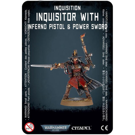 Inquisitor with Inferno Pistol & Power Sword ( 7016-W ) - Used