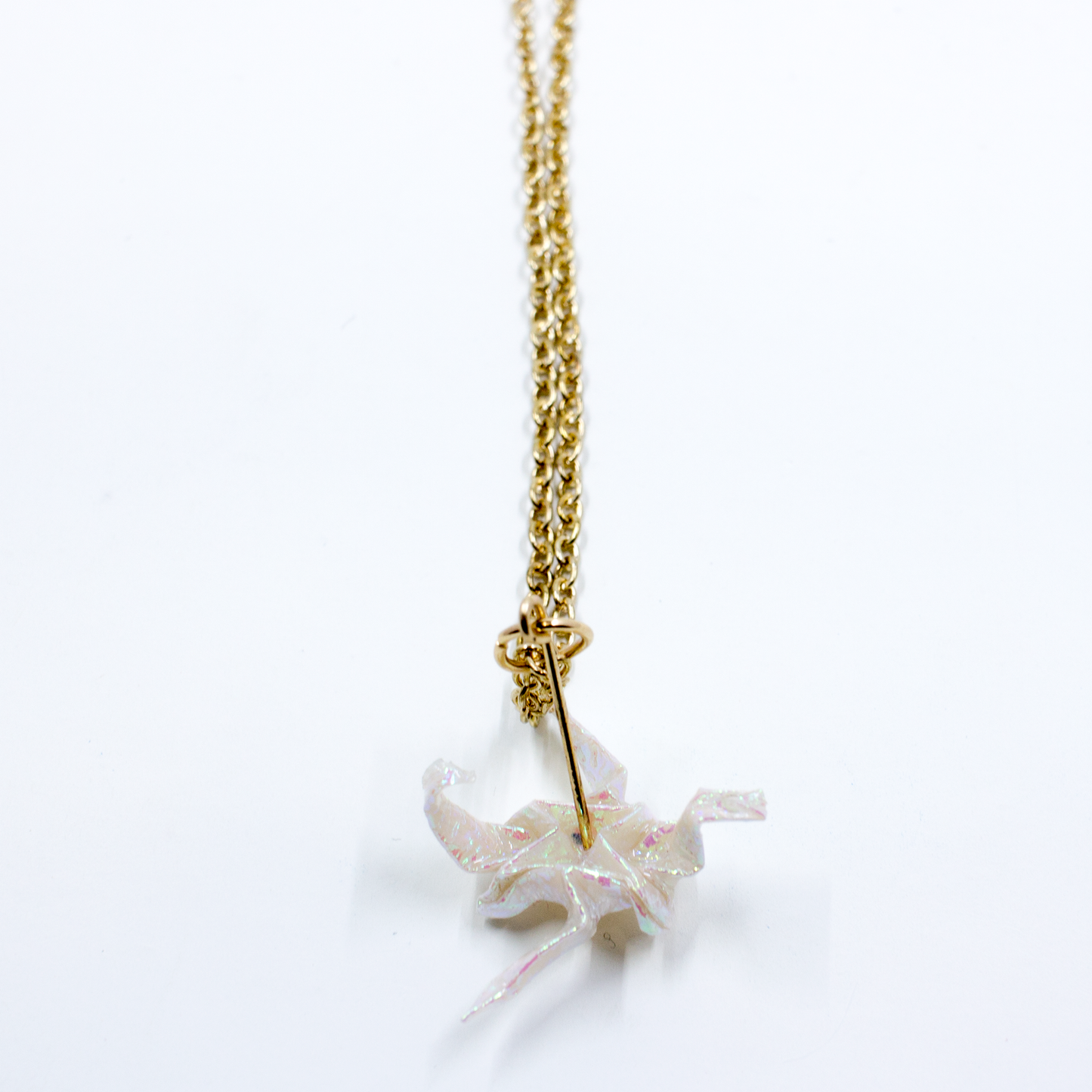 Blue Crystal Atelier - Origami Dragon Necklace