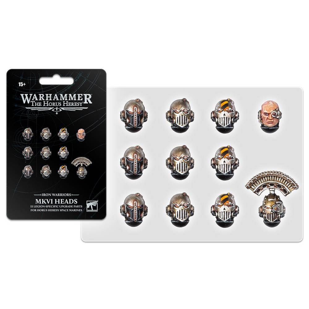 Horus Heresy - Iron Warriors MkVI Heads