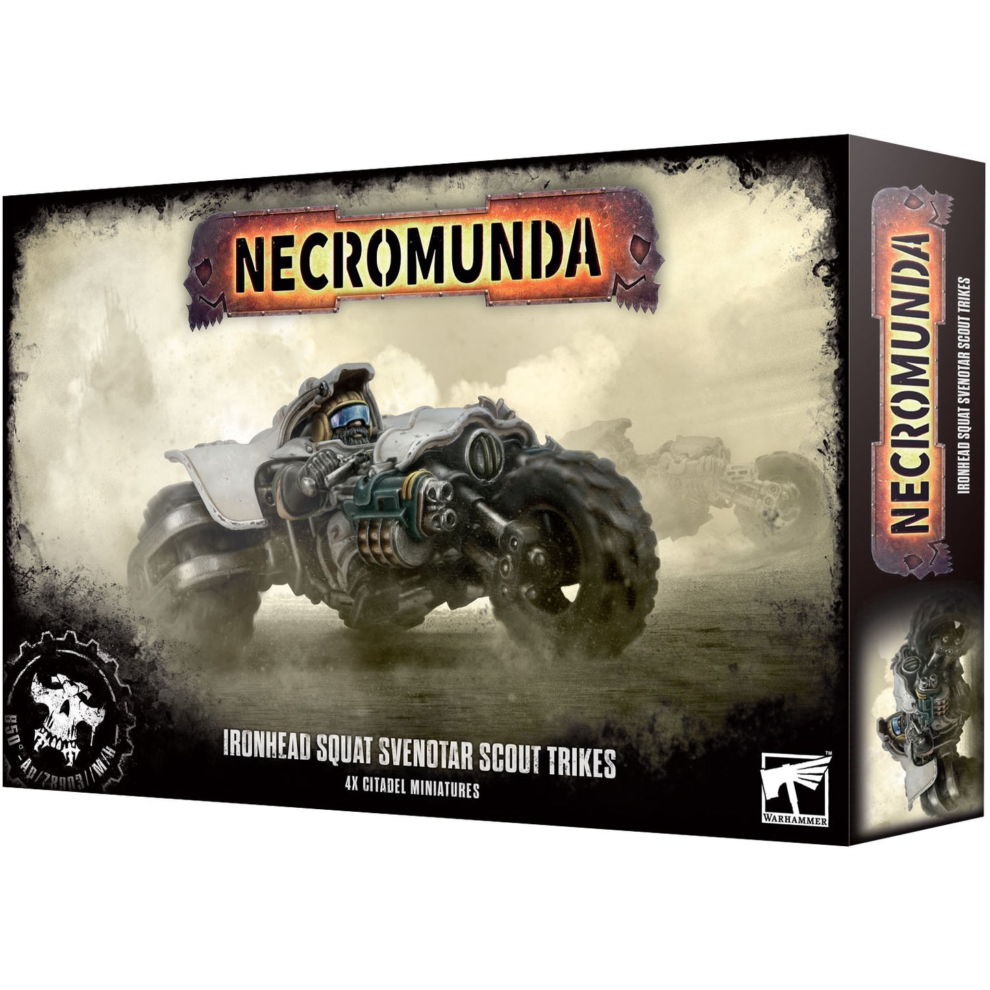 Necromunda - Ironhead Squat Svenator Scout Trikes ( 301-54 )