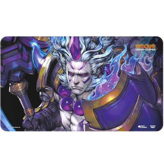 Mouse pad with character design and packaging on a white background