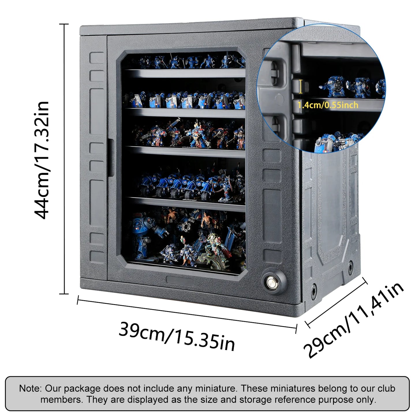 Jucoci Plastic Storage Case - Large with Light (3)