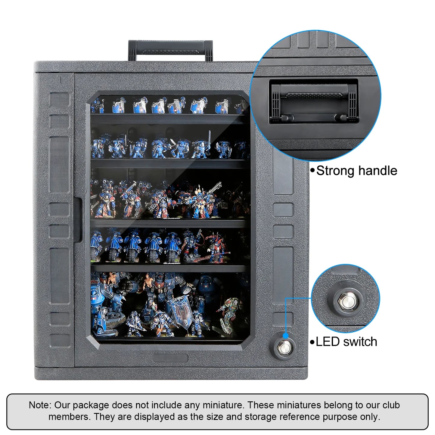 Jucoci Plastic Storage Case - Large with Light (3)