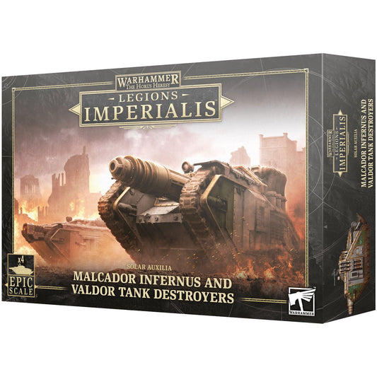 Solar Auxilia - Malcador Infernus and Valdors Tank Destroyers ( 03-57 )