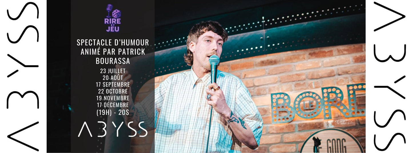 Rire et Jeu: Spectacle d’humour animé par Patrick Bourassa