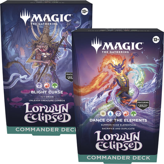 MTG Lorwyn Eclipsed - Commander Deck - Set of 2