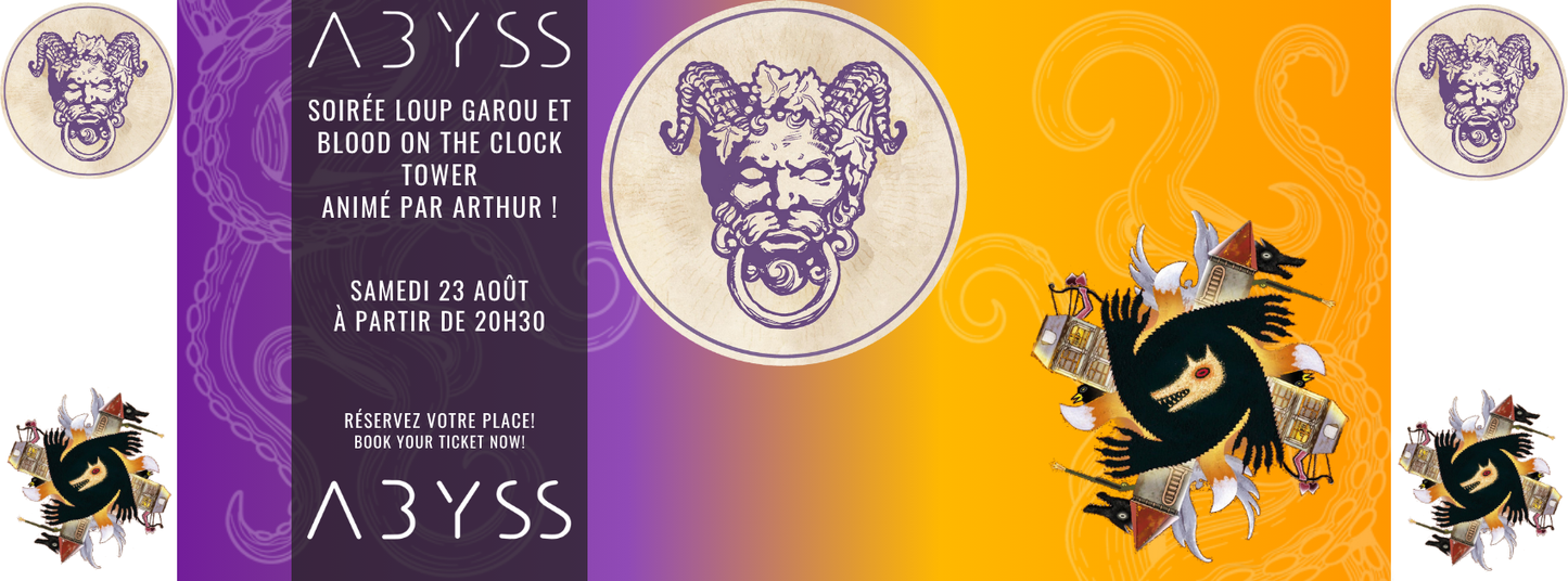 2025-08-23 Loup Garou et Blood on the Clock Tower