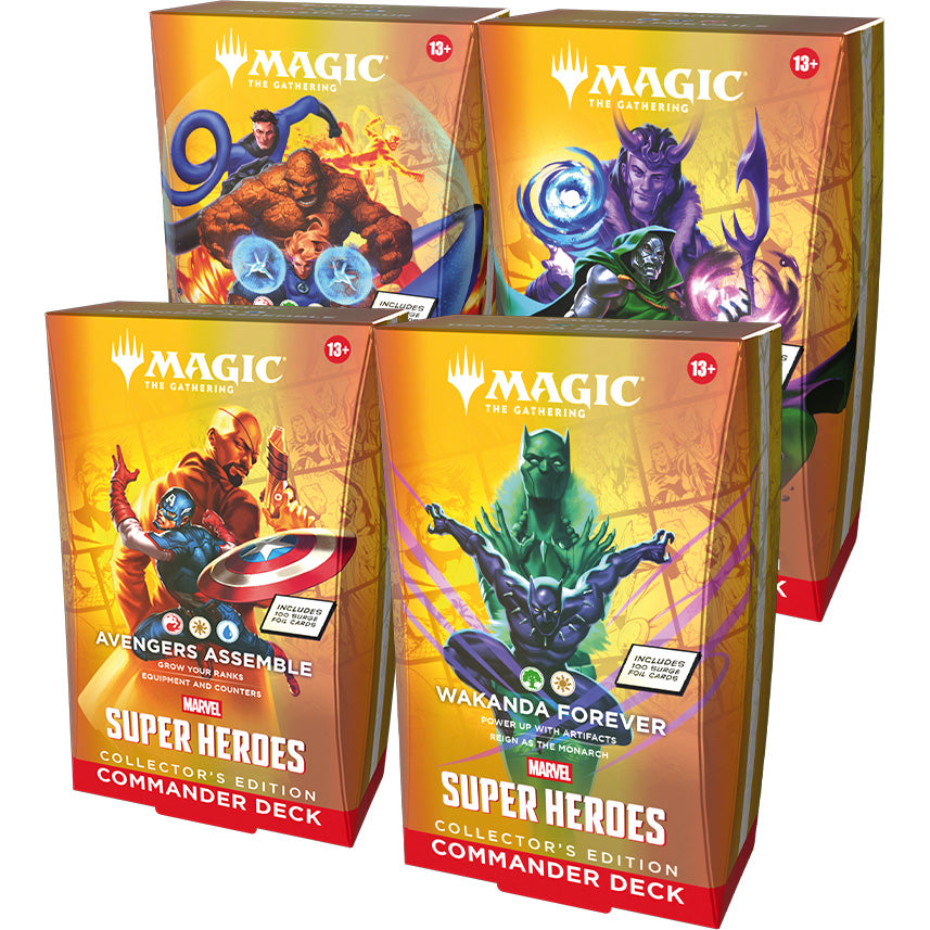 MTG - Marvel Super Heroes - Collector Commander Deck - Set of 4
