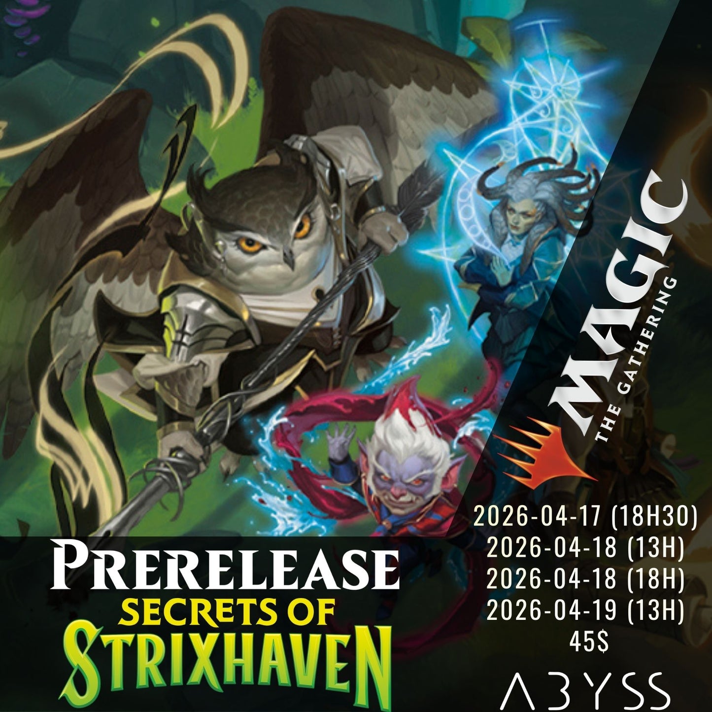 MTG Prerelease - Secrets of Strixhaven