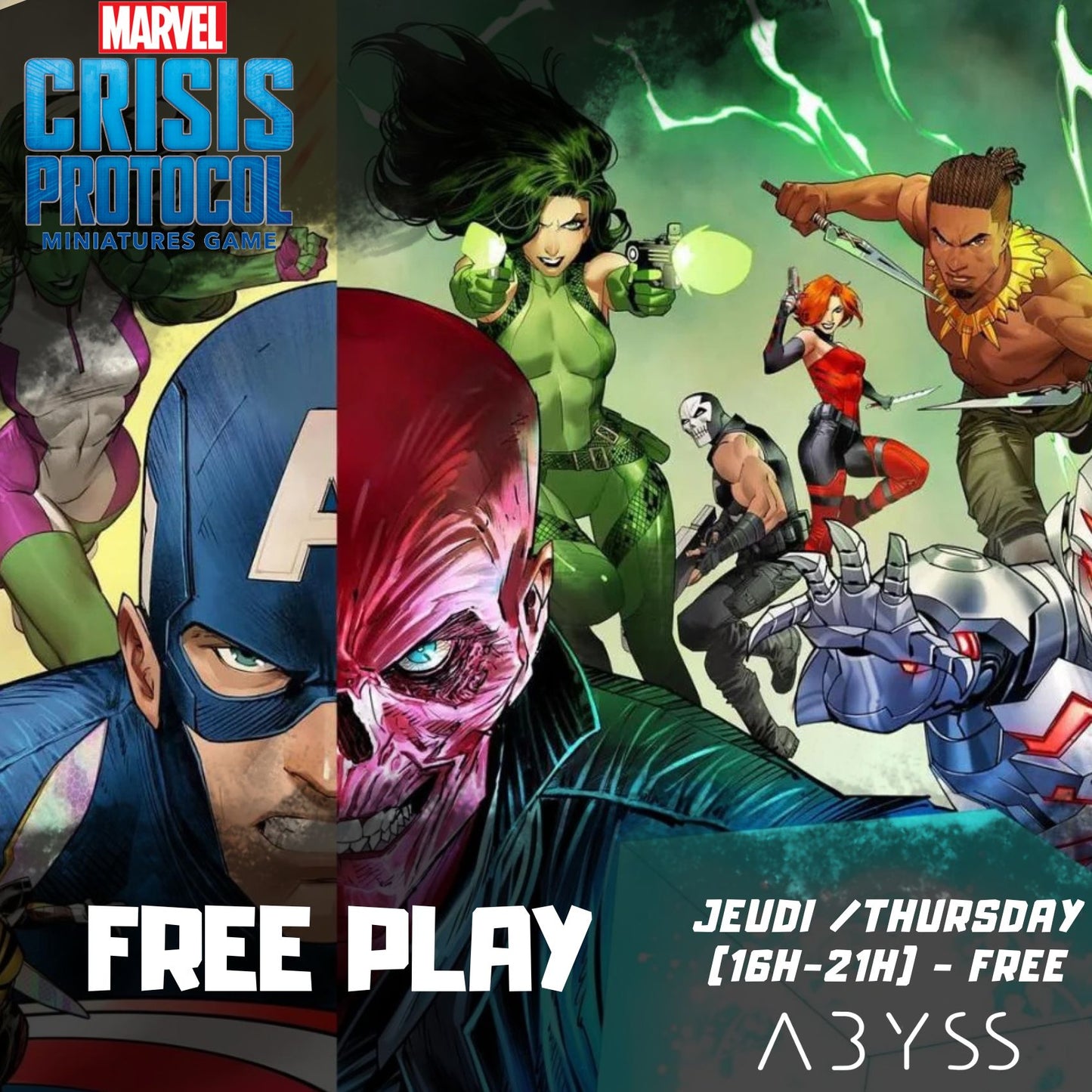 Marvel Crisis Protocol - Jeudi 16h