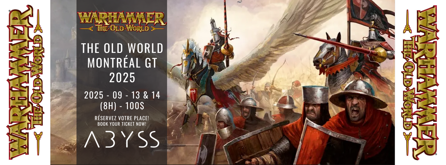 Warhammer Old World - Montréal GT 2025