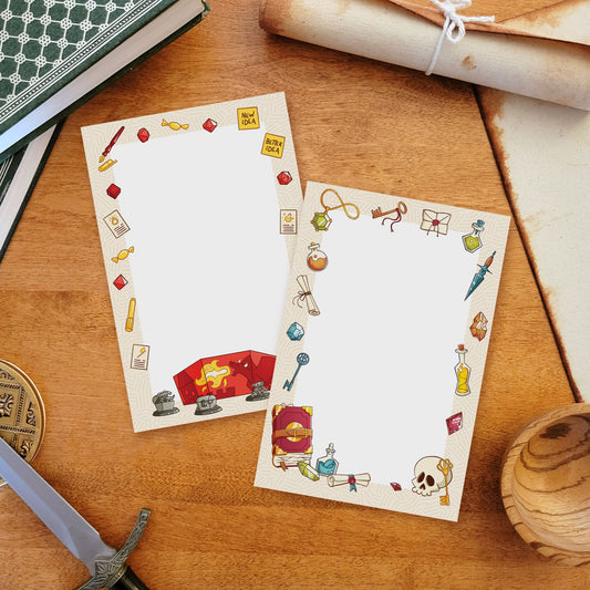 Warlock's Quill - Themed Blank Notepad
