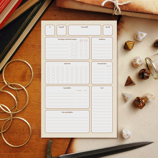 Warlock's Quill - Session Notes / Notes de Session
