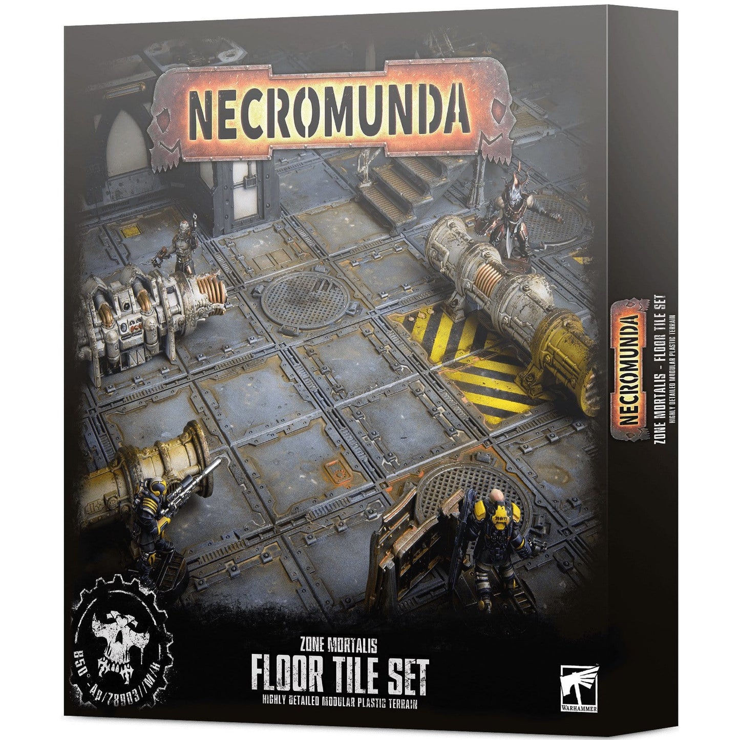 Necromunda Terrain - Zone Mortalis Floor Tile Set ( 300-59 ) - Used