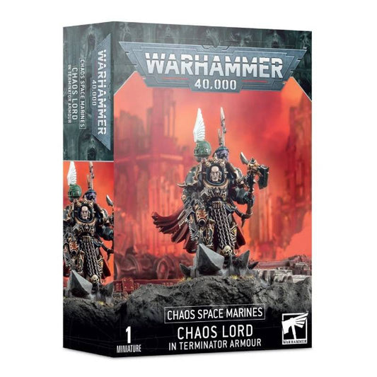 Chaos Space Marines - Chaos Lord in Terminator Armour ( 43-12 )