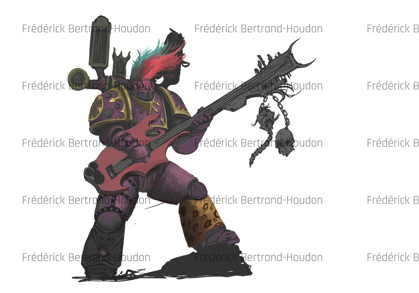 Frédérick Print - Noise Marine