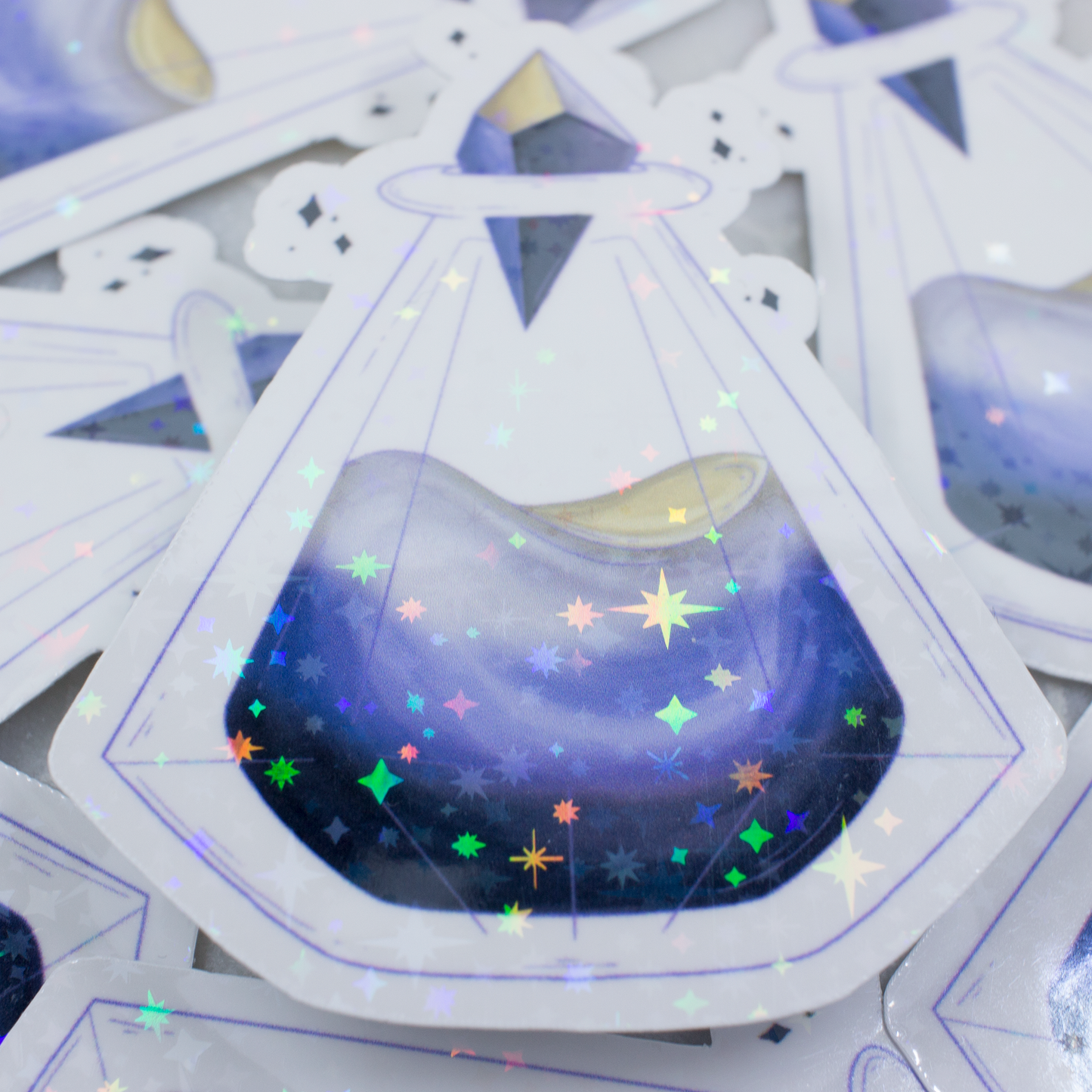 Blue Crystal Atelier - Pride Potions Stickers