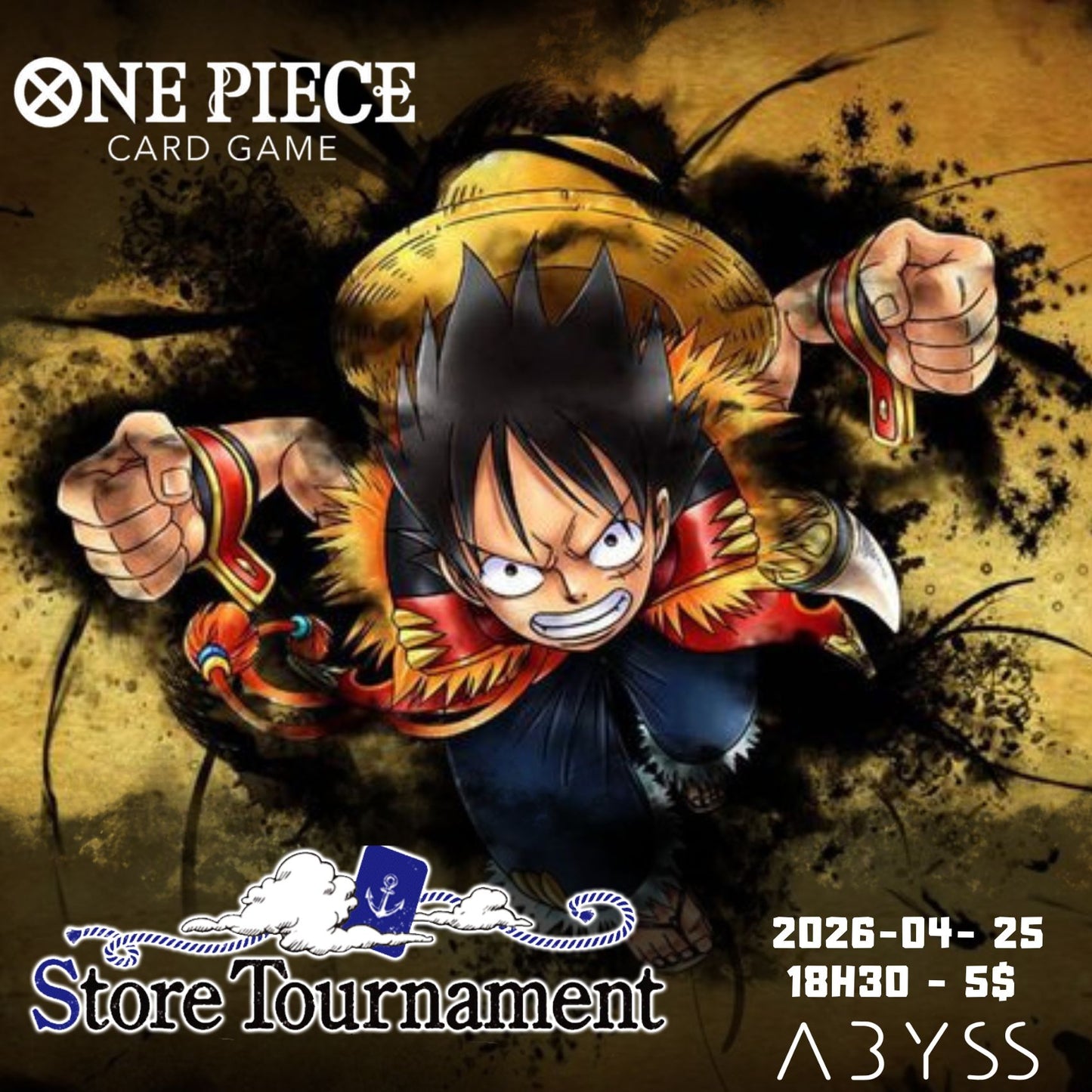 One Piece Store Tournament (Tournoi) 2026-04-25