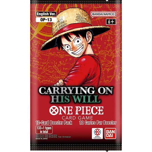 One Piece Booster Pack - "Carrying On his Will" - (OP-13)
