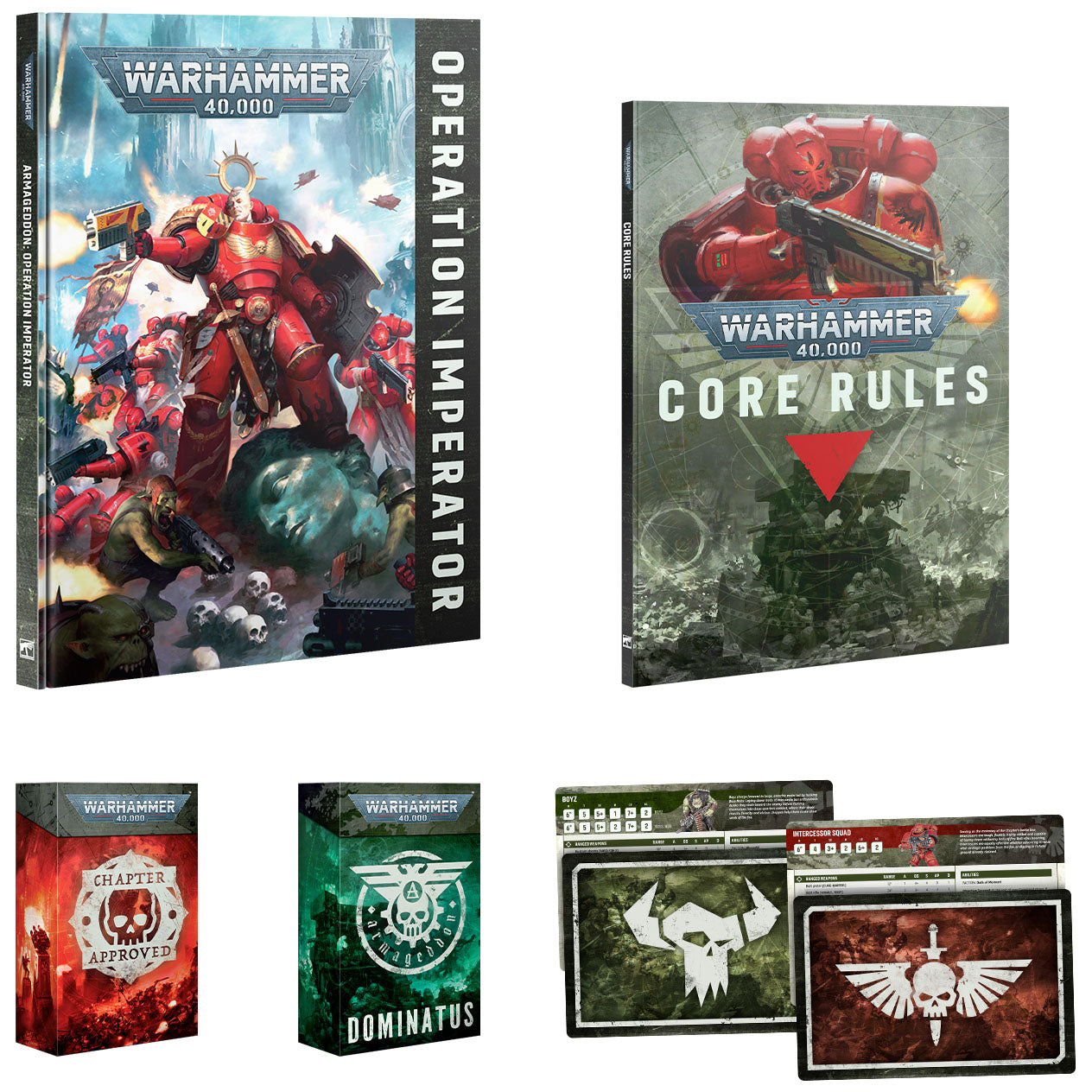 Warhammer 40 000 Core Rules, Operation Imperator and Cards  (Armageddon) (ARM-17) - Used