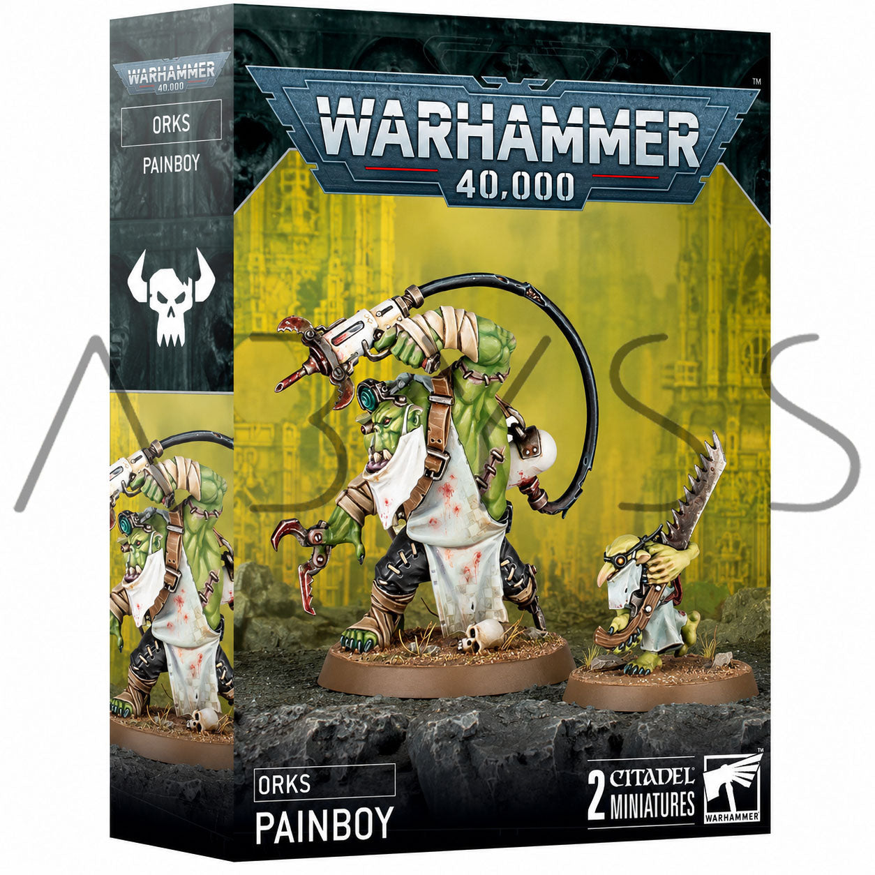 Orks - Painboy with Grot (Armageddon) (ARM-12) - Used