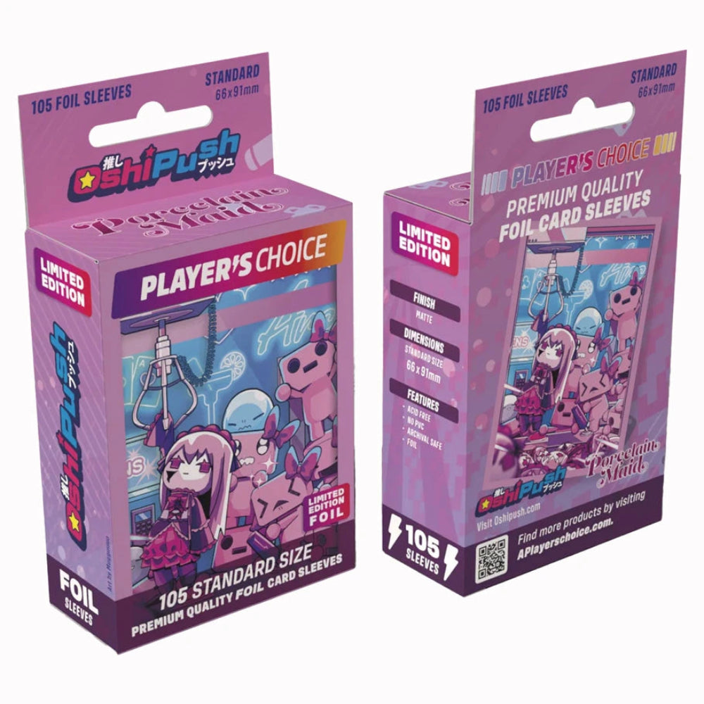 Oshi Push  Deck Protector - Porcelain Maid