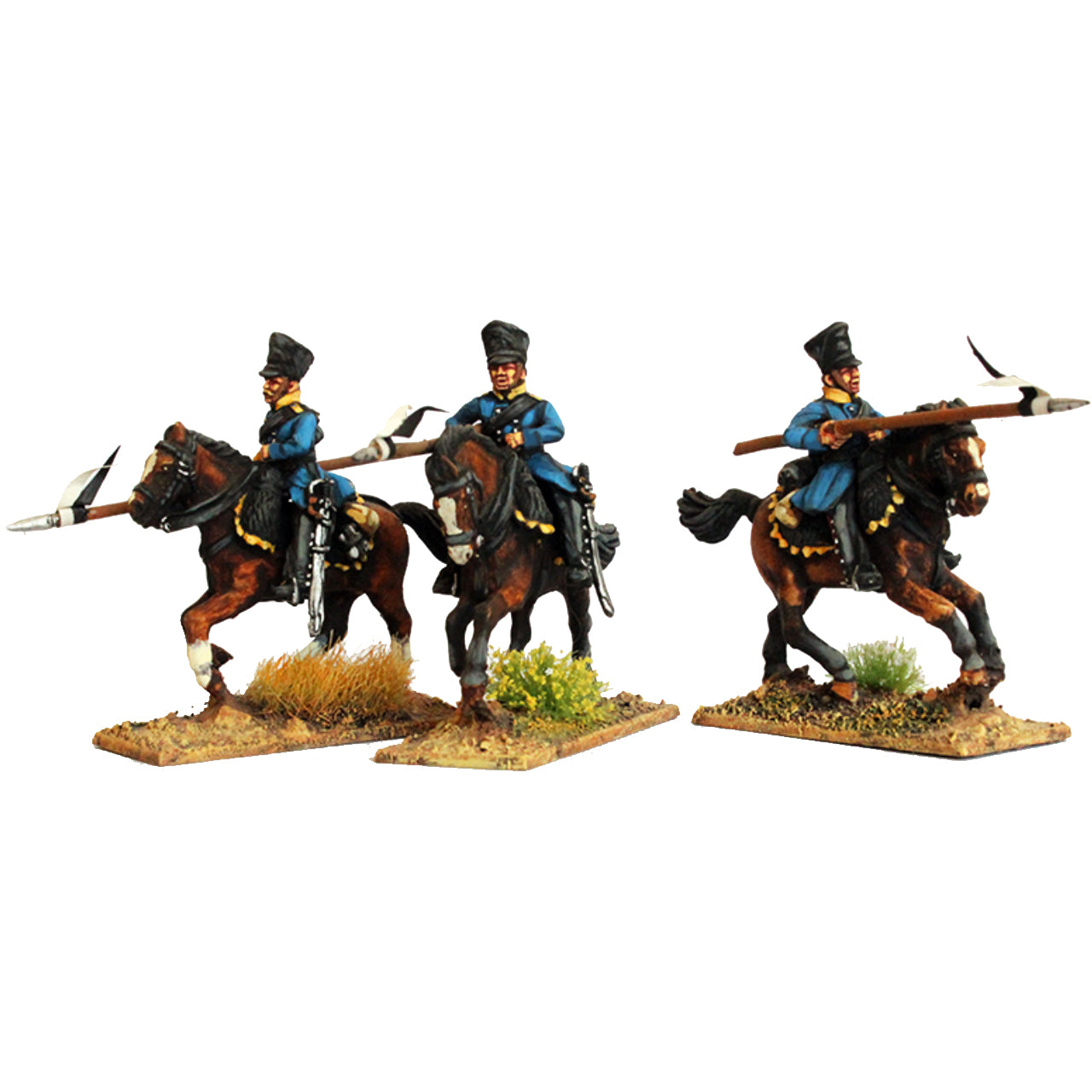 Landwehr cavalry in Litewka, charging, levelled lance (PN22)