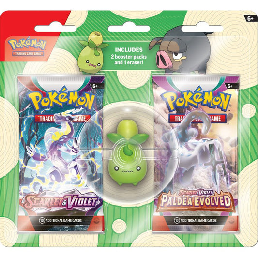 Pokemon Back to School Blisters - Paldea Evolved - Eraser Promo