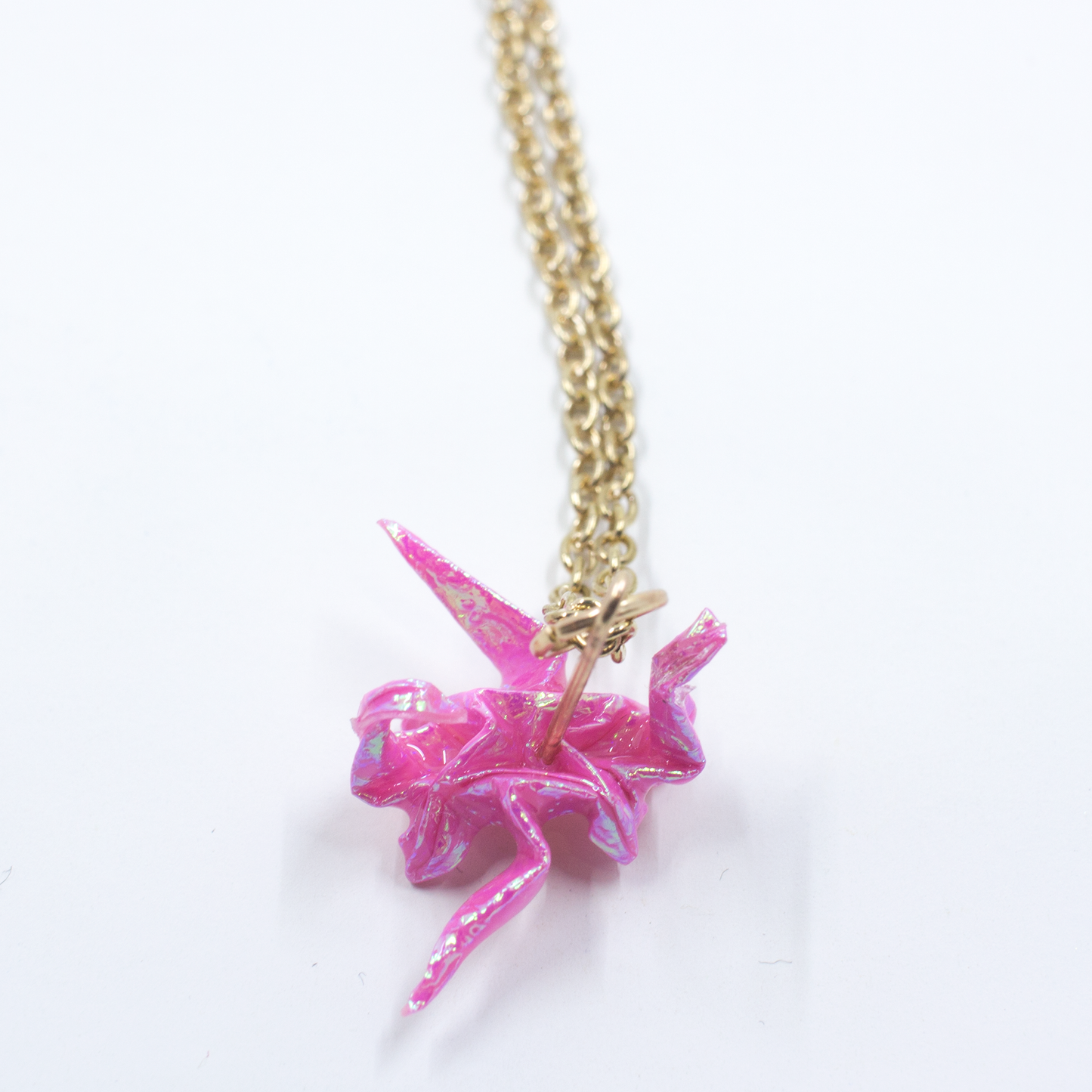 Blue Crystal Atelier - Origami Dragon Necklace