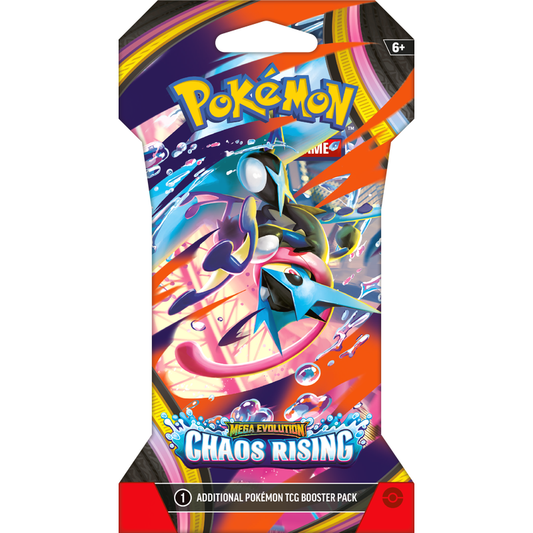 Pokemon - Chaos Rising -Blister Pack - Sleeved Booster Pack (ME04)