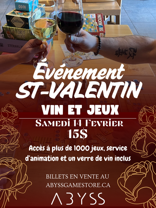 Saint-Valentin - Vin et Jeux