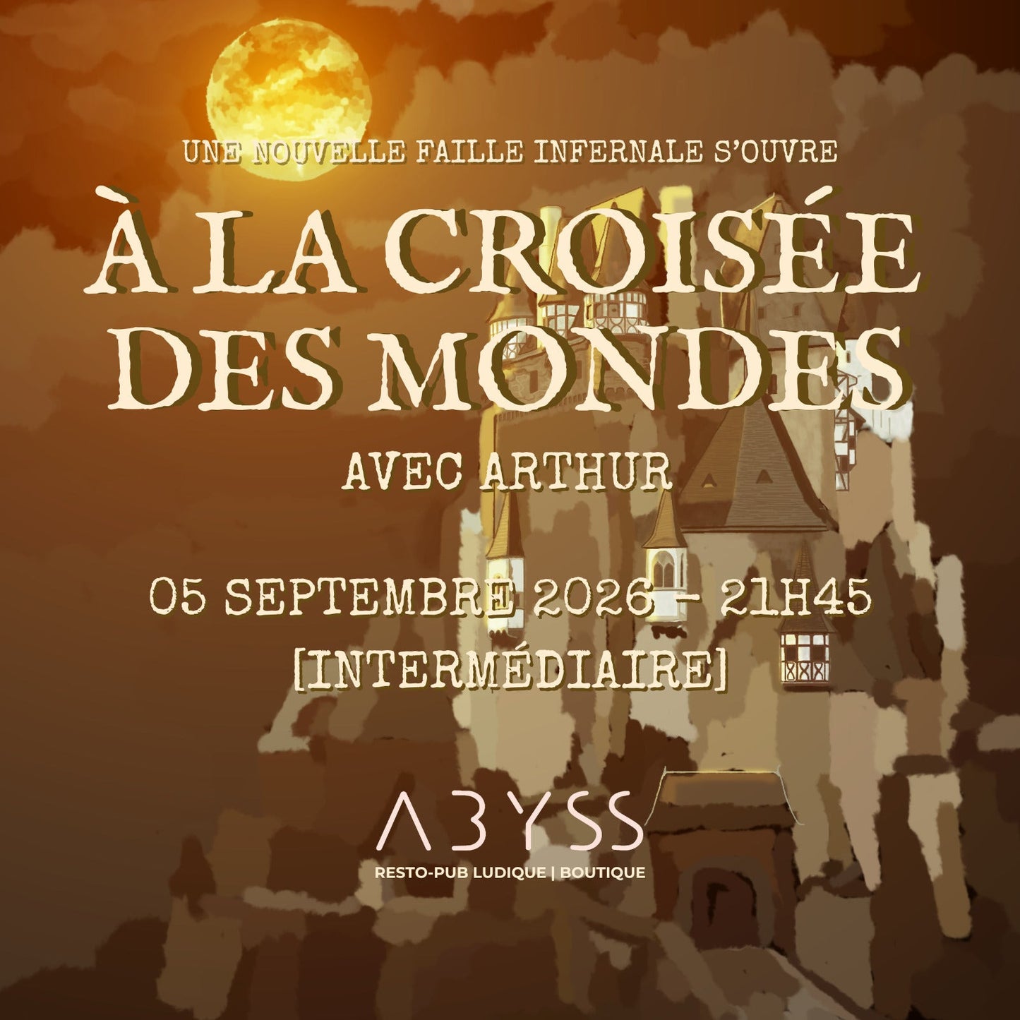 À la Croisée des Mondes | 2026-09-05 (19H & 21H45)