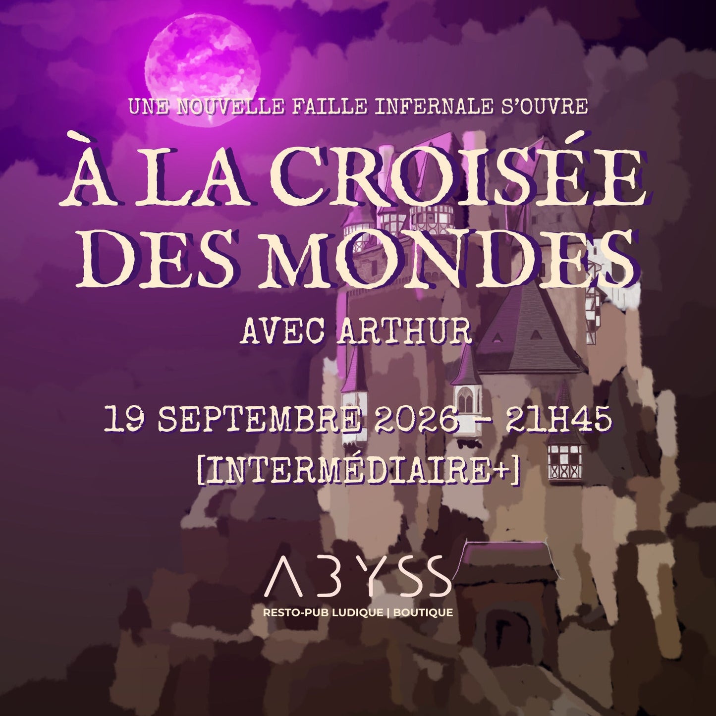 À la Croisée des Mondes | 2026-09-19 (19H & 21H45)
