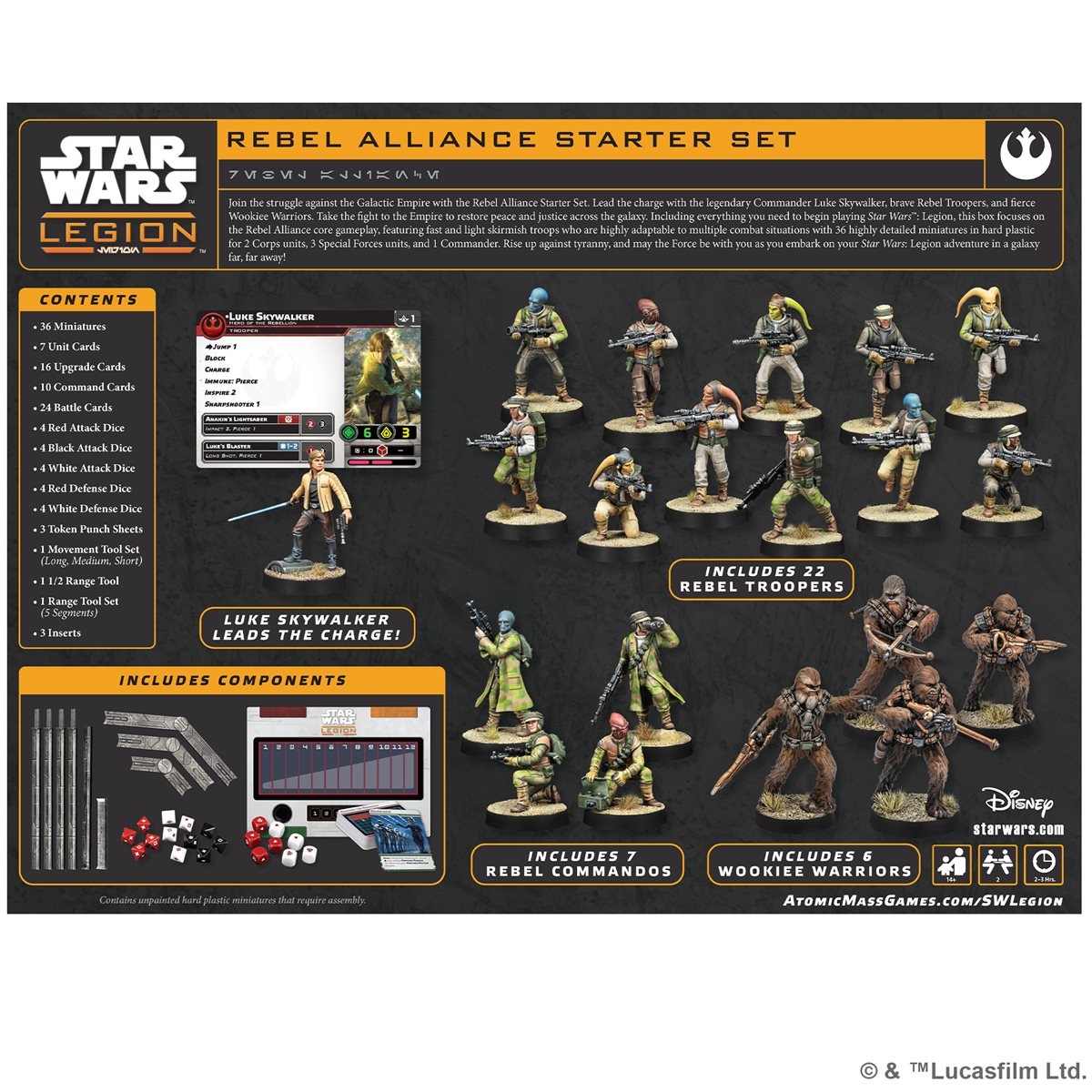 Star Wars: Legion - Rebel Alliance - Starter Set (SWQ01) - Preorder