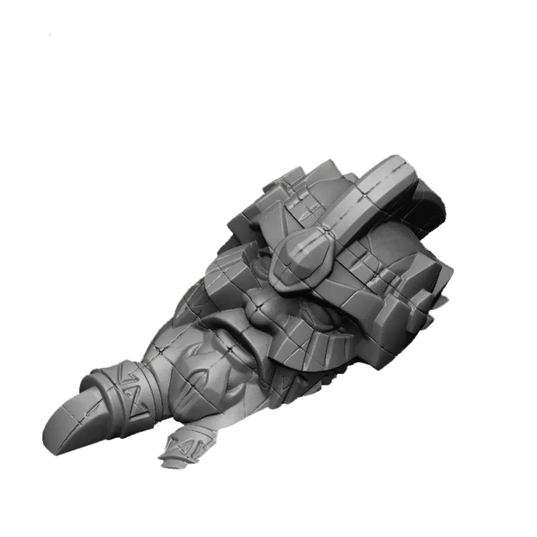 Rpg Scenery - Ruined Statue Head