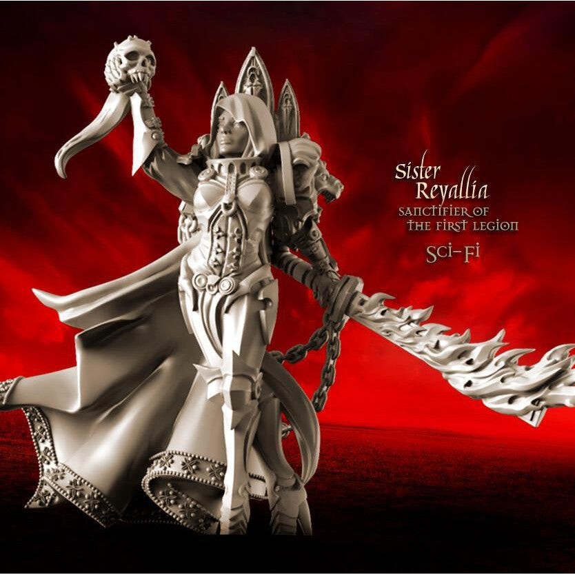 Sister Reyallia, Sanctifier of the First Legion (Sci-Fi) ( SM-10 )