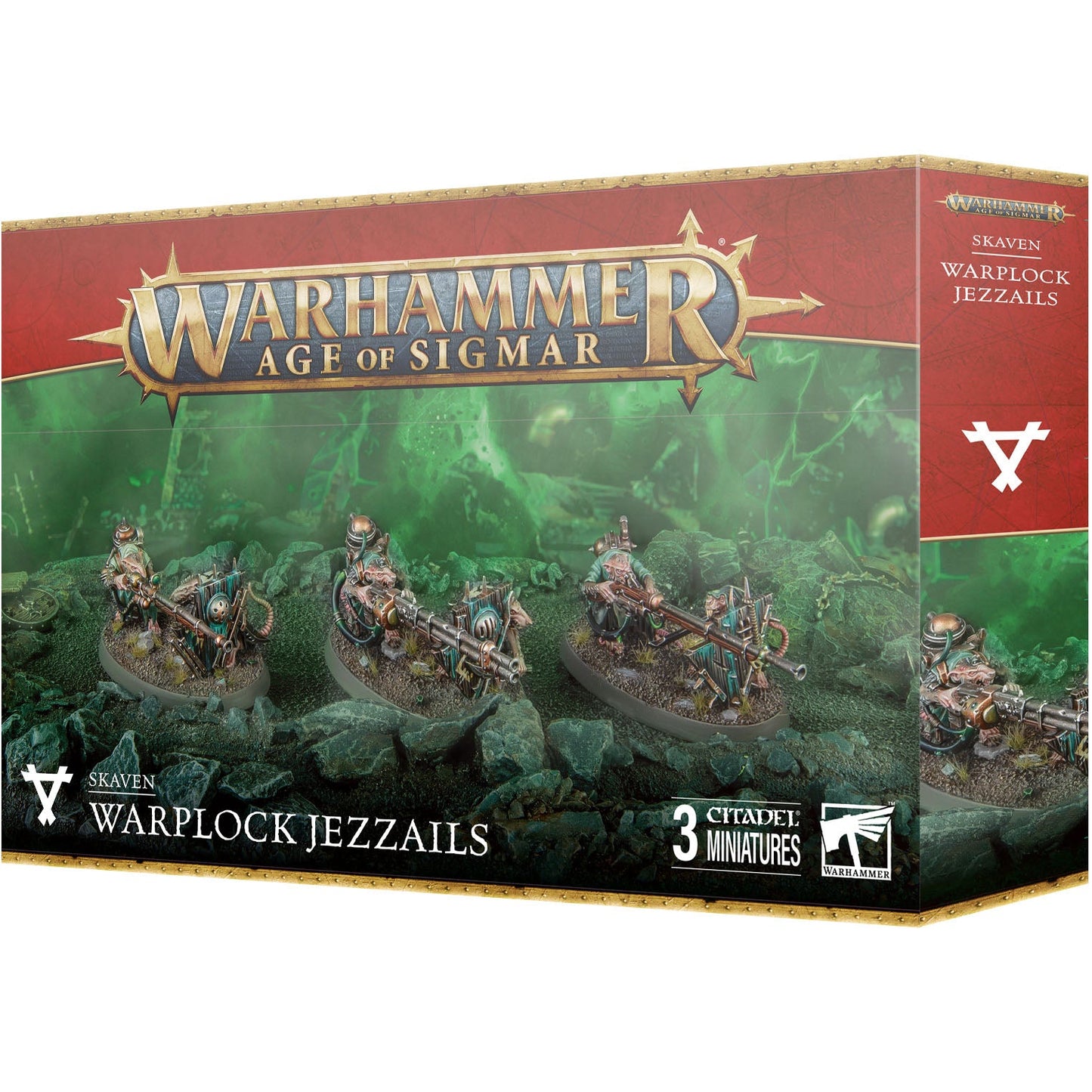 Skaven - Warplock Jezzails ( 90-53 )