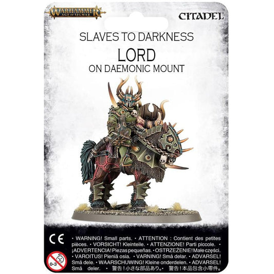 Slaves to Darkness Lord on Daemonic Mount ( 1037-W ) - Used
