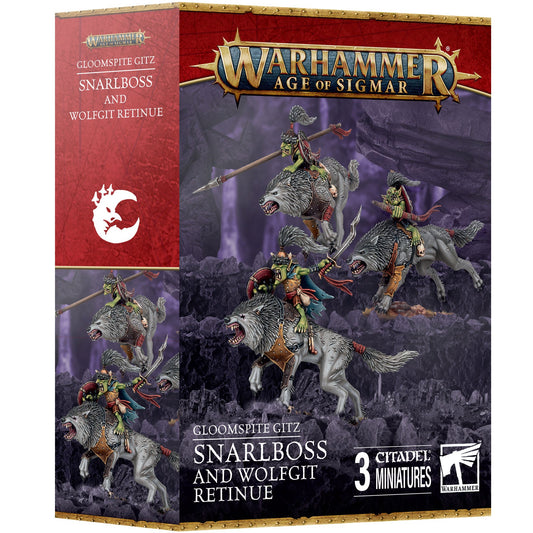 Gloomspite Gitz - Snarlboss and Wolfgit Retinue ( 89-98 )
