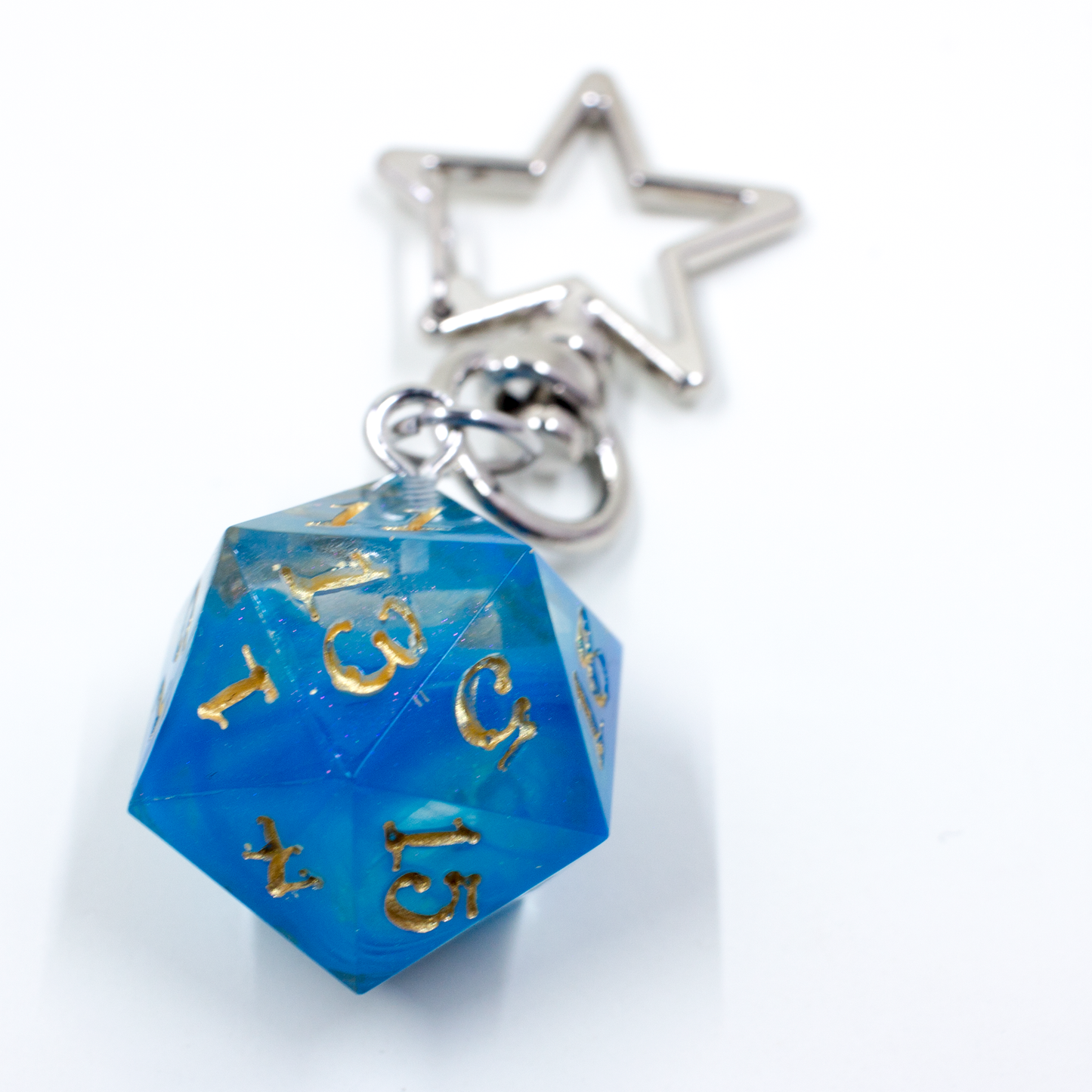 Blue Crystal Atelier - D20 Keychain