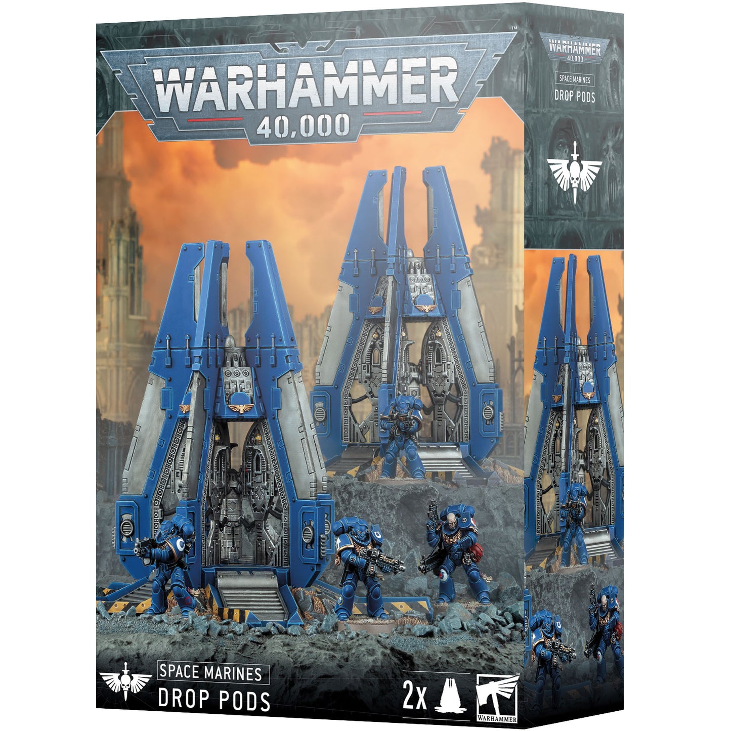 Space Marines - Drop Pods (48-101)