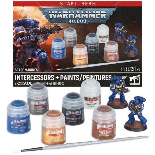 Space Marines Intercessors + Paints (60-11)