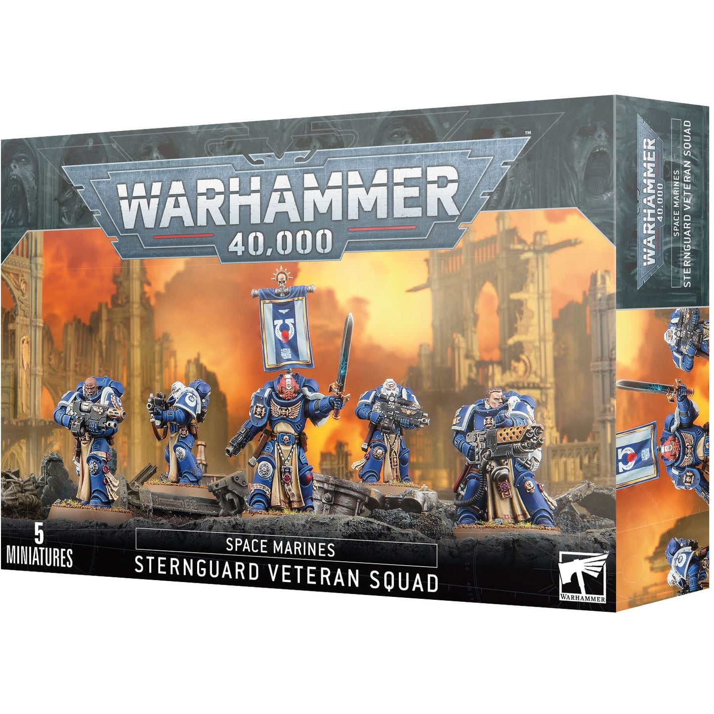 Space Marines - Sternguard Veteran Squad ( 48-49 ) - Used