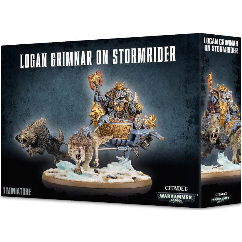 Space Wolves - Logan Grimnar on Stormrider ( 53-13-W )