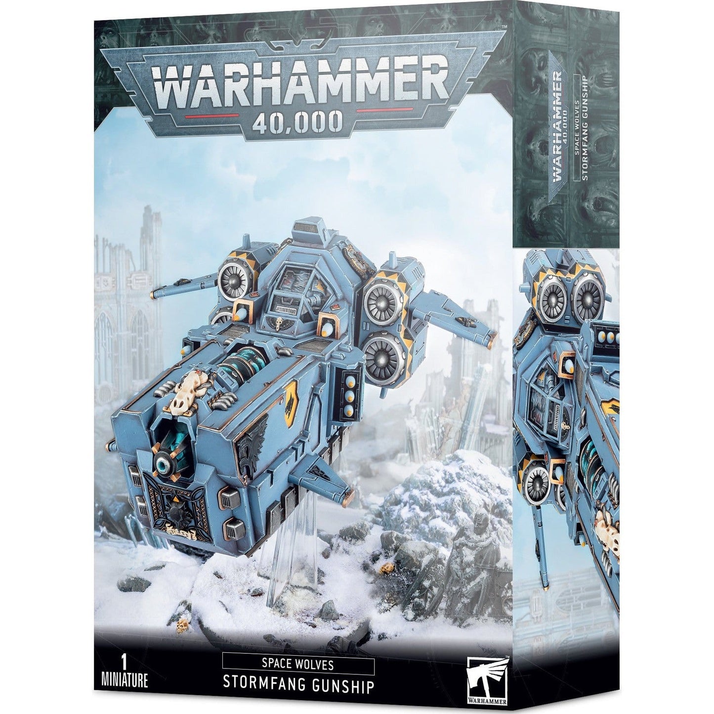 Space Wolves - Stormfang Gunship / Stormwolf assault craft ( 53-11 )