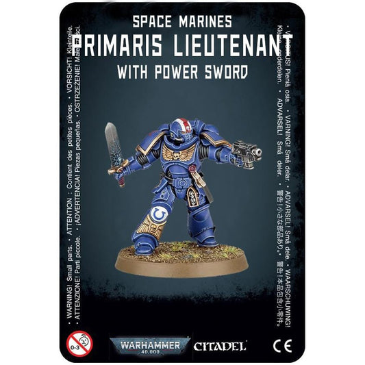 Space Marines Primaris Lieutenant with Power Sword - Dark Imperium ( Dark-07 ) - Used